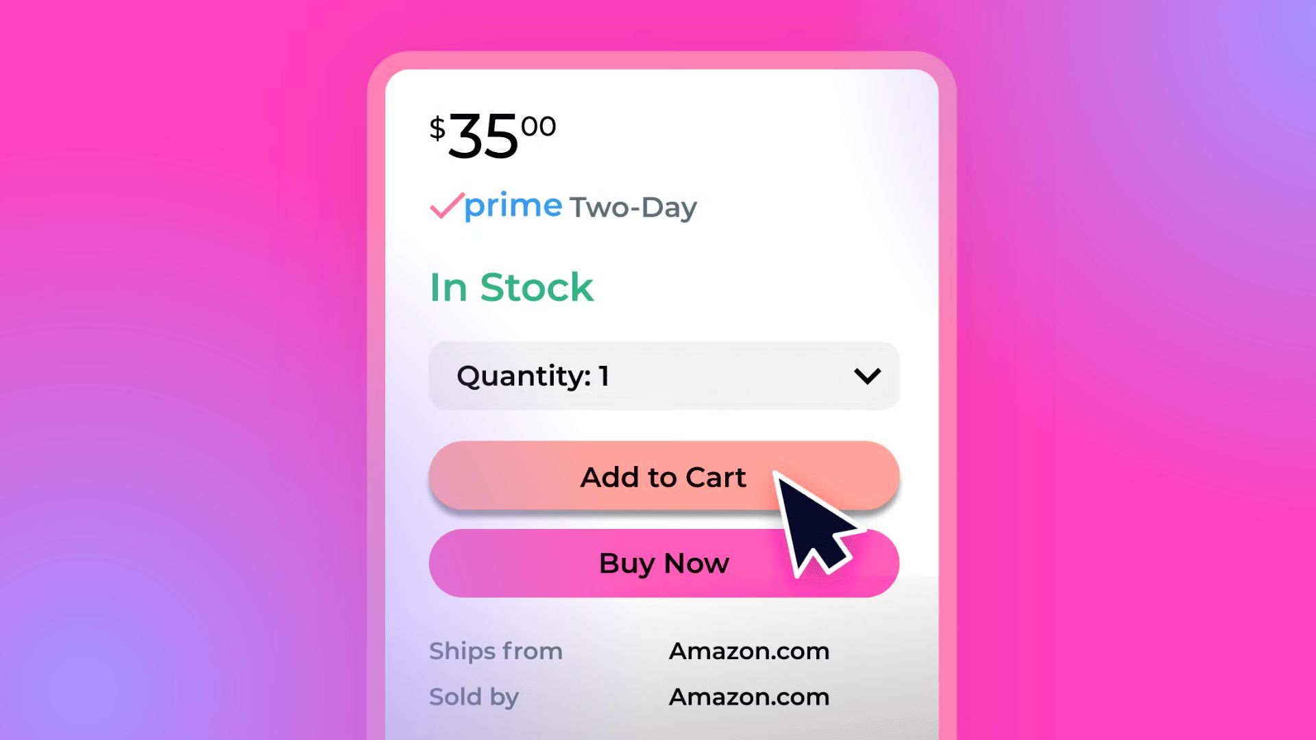 Interface de compra na Amazon com bot&atilde;o de adicionar ao carrinho, representando a disputa pela Amazon Buy Box em an&uacute;ncios de marketplace.